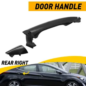 Mbs-wm-elantra-11-16rr Auxito Outside Door Handle Rear Passenger Fit 2011 12-2016 Hyundai Elantra 826613x000 P