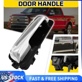 Mbs-wm-f150-15-22-cr Auxito Outer Outside Exterior Door Handle Rear Driver Chrome Lever For Ford F-150 15-22