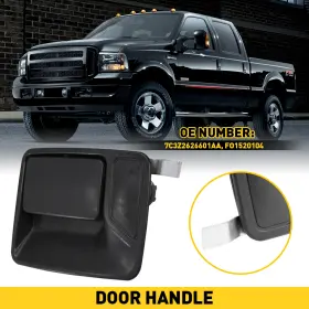 Mbs-wm-f250-99-16rl Auxito Outside Exterior Door Handle For 99-16 Ford F-250 F-350 F-450 Super Duty Rear Lh