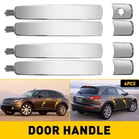 Mbs-wm-murano-03-07-fl Auxito 1 For 2008-2013 Nissan Rogue 2003-07 Murano Door Exterior Handle Rear Front