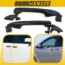 Mbs-wm-sienna-11-16fl Auxito Exterior Door Handle Front Left Right Side For 2011-2016 Toyota Sienna Black New