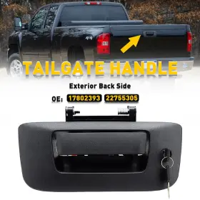 Mbs-wm-silverado-07-13 Auxito Tailgate Handle Lock Kit For 2007-2014 Chevy Silverado Gmc Sierra #22755305