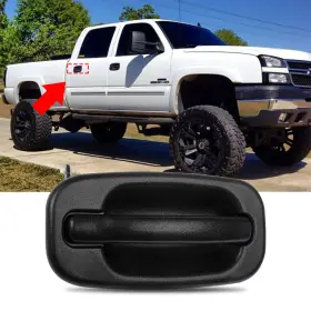 Mbs-wm-silverado-99-06-rr Auxito 1/2/3set Outer Door Handle Rear Right For 2004-2006 Chevrolet Silverado 1500 T