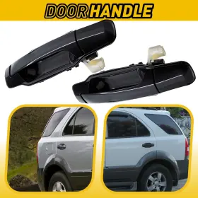Mbs-wm-sorento-03-09rl Auxito 1 For 2003-2009 Ex Kia Sorento Lx Rear Left Right Side 2pcs Exterior Door Handles