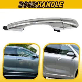 Mbs-wm-sorento-16-20fr Auxito For 2016-2020 Kia Sorento Exterior Door Handle Front Rh Passenger Side Chrome J