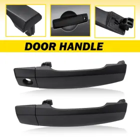 Mbs-wm-titan-04-15 Auxito 2pcs Black Exterior Door Handle Outer Front Lh Rh For 2005-2010 Nissan Armada Se