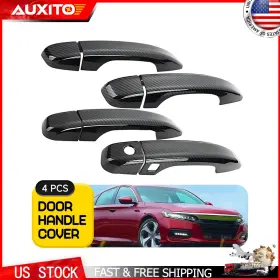 Mbsg-accord-18-22txw Auxito Fit 16-22 Honda Pilot Carbon Fiber Front Rear Left Right Door Handle Cover Trim