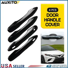Mbsg-camry-18-25-bf Auxito For Toyota Camry Corolla Avalon 2018-2023 4pcs Gloss Black Door Handle Cover Set