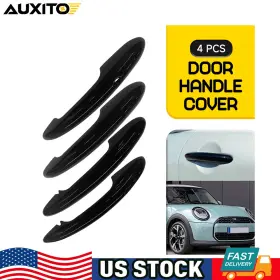Mbsg-f55-14-24b Auxito Us Stock X4 Piano Black Door Handle Cover For Mini Cooper F55 F60 Countryman Jcw