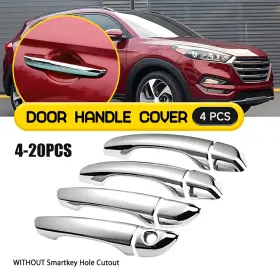 Mbsg-tucson-16-21c Auxito 4-20x Car Door Handle Cover Trim Without Smartkey Hole For Hyundai Tucson 16-20 21