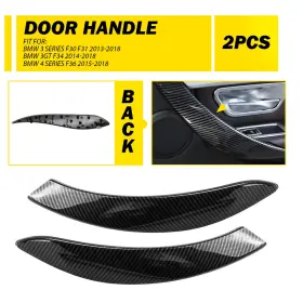 Mfs-f30-13-18 Auxito For Bmw 3 4 Series 2013-18 Front Rear Left Right Door Interior Handle Cover Trim