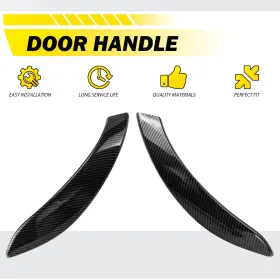 Mfs-f30-13-18txw Auxito Carbon Fiber Inside Door Handle Cover Trim For Bmw 3 Series F30 F31 2013-2018 Us