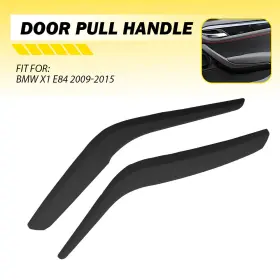 Mfs-x1-09-15b Auxito 2pcs Left And Right Interior Door Handle Panel Trim Black For Bmw X1 E84 2009-2016