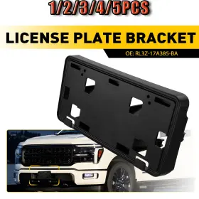Rl3z-17a385-ba Auxito Psx24w Front License Plate Tag Holder Bracket Fit 2024-25 Ford F-1501-5x