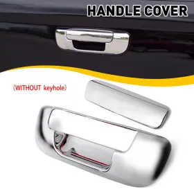 Qqn-kfj-95518 Auxito For Dodge Ram 1500 2500 3500 2002-2008 Abs Rear Door Tailgate Handle Cover 1pc