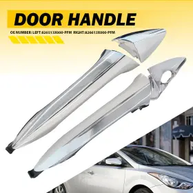 826513x000-pfm Auxito Side For 2011-16 Hyundai Elantra Front Right Left Exterior Door Handle 2pcs M