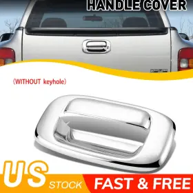 Tg-silv-9906-cc Auxito Chrome Trunk Tailgate Handle Cover New For 99-06 Chevy Silverado Gmc Sierra 1500