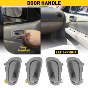 Tl802181t01 Auxito For 98-02 Toyota Corolla Interior Front Rear 4pcs Door Handles Inside