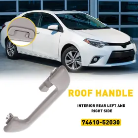 Ty0863grear Auxito Rear Left Inner Roof Ceiling Pull Handle Grab For Toyota Corolla Yaris Rav4