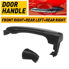 Xt-kia102 Auxito Fits Kia Forte Outside Outer Exterior Door Handle Primed Black Rear Left Side