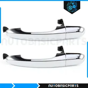 13849779 Basic-autoparts For 2011-2015 Kia Sorento 2 Pcs Front Rear Right Side Exterior Door Handle