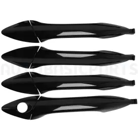 13852481 Basic-autoparts 4 Exterior Front Rear Left Right Door Handles For 2016-2011 Hyundai Elantra