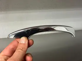 36a837908 Bentley 2016-2019 Bentayga Right Passenger Side Upper Chrome Door Handle Molding