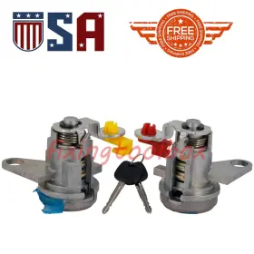 7720152060 Bestautopart19 Dl-111l Door Lock Cylinder Pair For 1996-2000 Toyota Rav4 4-door 2.0l