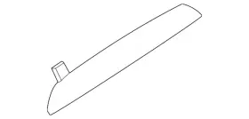 Bmw 51-21-5-b5c-676 Genuine Handle Outside