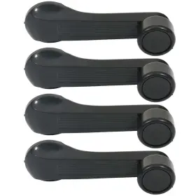 13132504 Book-autoparts 2 Pair Fit For Honda Civic 84-00 Black Window Crank Handle Inside Lh Right Side