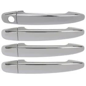 13153537 Book-autoparts Fits Toyota Highlander 2008-2013 Chrome Door Handle Cover Plastic Silver