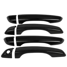 13380373 Book-autoparts For 17-20 Hyundai Elantra Door Handle Cover Glossy Black Front Rear Left Right