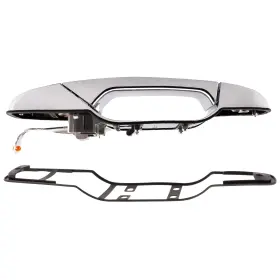 Boxi 732046513533 Exterior Chrome Door Handle Rear Right Passenger Side Fits For 2007-2013 Chev