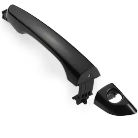 Hy1720fl-mpn Branded Front Left Driver Side Exterior Door Handle Black Compatible With Hyundai