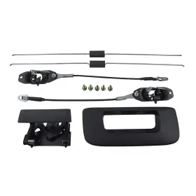 Brock 1443-0024s Tailgate Handles Kit Fits 07-14 Sierra Silverado Pickup With Bezels Latch And Cables