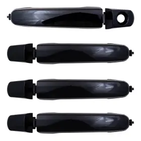 1442-0006lrc4 Brock Supply 4 Piece Set Of Front And Rear Outside Door Handles With Cap For 2005-2009 Equinox