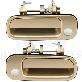 10370100 Byuscarparts 2 Pcs Gold Outside Front Left Right Side For 1992-1996 Toyota Camry Door Handles