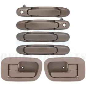 10384882 Byuscarparts 4pcs Lh And Rh Side Interior Exterior Door Handles Fits 1998-2003 Toyota Sienna