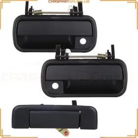 1xtailgate Carspartsaleclub 10018606 2x Front Lh Rh Outside Door Handles For 1989-1995 Toyota Pickup Black