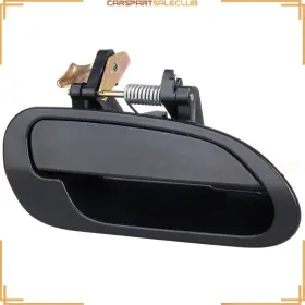 10040709 Carspartsaleclub 1x Balck Exterior Door Handle For 1998-2002 Honda Accord 2.3l L4 Rear Right Side