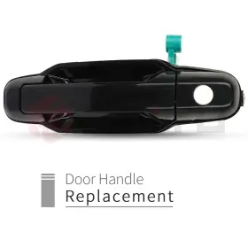Z125207g01 Cciyu Outside Outer Door Handle Front Driver Left For Kia Sorento 2003-2006 Black 1pcs