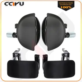 Z823581g01 Cciyu 2 Pairs Door Handle Exterior Front Rear Driver Passenger Side For Nissan Black