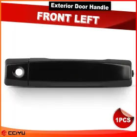 Ze128372g05 Cciyu Front Left Exterior Door Handle For Nissan Titan 5.6l 2004-2015 2017-2018