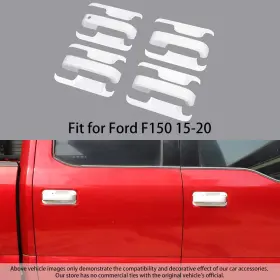 202112216qwr1252 Cherocar 12pcs Exterior Door Handle And Bowl Cover Trim For Ford F150 2015-2020 Accessories