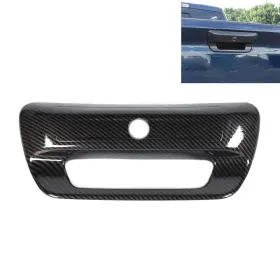 Cherocar 717097046247 For 2019-25 Dodge Ram 1500 Car Tailgate Rear Door Handle Cover Trim Carbon Fiber