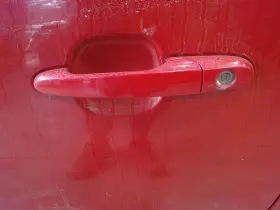 20963384 Chevrolet 08-10 Chevy Cobalt Front Door Handle Assembly Left Driver Side Red 74u Oem
