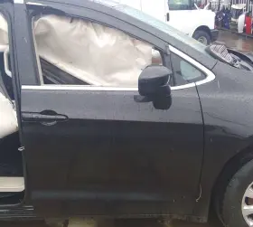 120-10033br Chrysler 3.6 Pacifica Front Door Assembly Panel Body Passenger Side Pxr Black 17-23