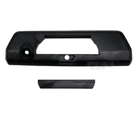 Cbk-tgh-3080-cf Cobra-tek Tailgate Handle Cover For Ford F150 21 24 Gloss Carbon Fiber Print Abs With Camera