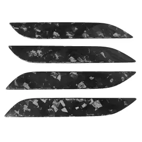 Cbk-tsl-dhc0002-fc Cobra-tek For Tesla Model S 13-25 Door Handle Cover Trim Real Forged Carbon Fiber Set