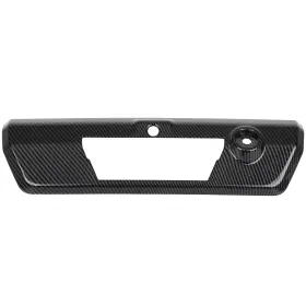 12152911 Csdex Black Exterior Door Handle Cover Carbon Fiber Rear For 2021-2022 Ford F-150